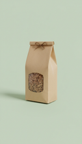 Whole wheat pasta with hearty texture